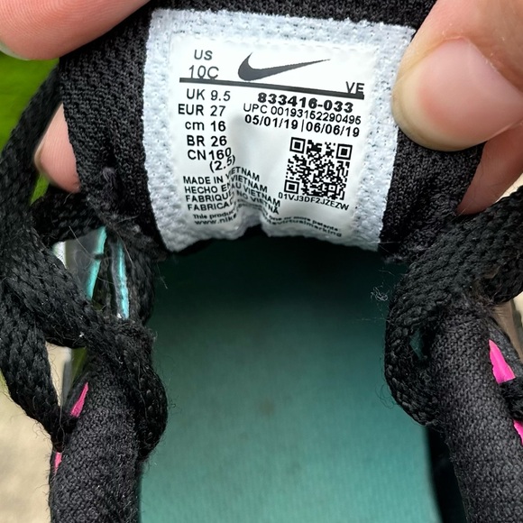 Nike Air Max 90 Leather GS 'South Beach’ Size 10c - Picture 9 of 10